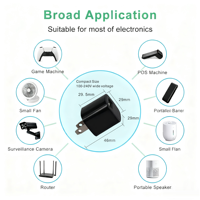 Cargador USB de 5 V y 1 A, Mini Bloque de Carga Rápida de 5 W, Tipo A, Enchufe de Pared Electrónico, Adaptador de Viaje Universal para EE. UU., Adaptadores de Fábrica