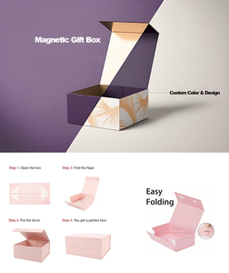 Boîte rigide carrée avec logo personnalisé, estampage à chaud, carton ivoire, emballage cadeau, boîte cadeau en papier artisanal haut de gamme, fabriquée en Chine - Product Image 6