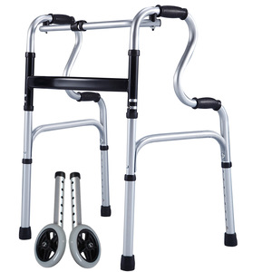 Folding Mobility Aluminum <strong>Frame</strong> <strong>Walker</strong> Walking Aids for Adults - Product Image 2
