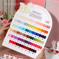 2025 58 couleurs 15 ml Kit de vernis à ongles en gel écologique non toxique avec couleurs coeur et macaron pour salon de manucure