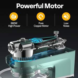 Mélangeurs sur socle pour cuisine domestique, personnalisables en usine, avec bol en SUS304 de 6.5L, 7L, 8L, 10L - Product Image 2