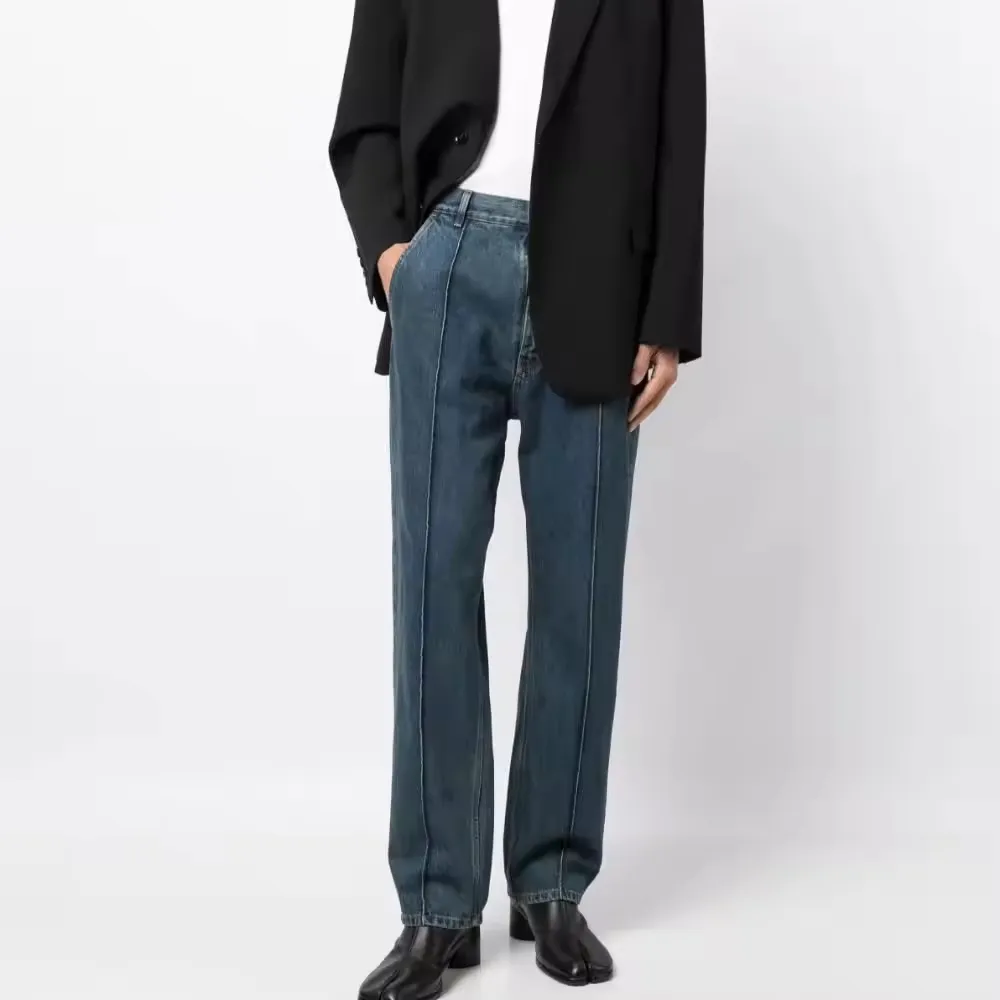 Jeans warna kustom dan jeans kain disesuaikan untuk disesuaikan dan ukuran jeans bintang denim untuk pria
