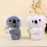 Porte-clés pendentif koala en peluche mignon en gros, jouet super doux personnalisé, animal en peluche koala pour cadeau OEM