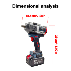 800N taşınabilir akülü darbe plaka profesyonel 1/2 "tork anahtarı araba tamir için lityum-iyon güç kaynağı - Product Image 2