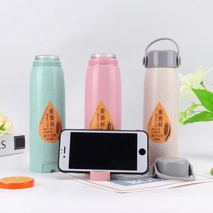 2024 tazza di vetro personalizzato personalizzato doppio isolamento portatile tazza di acqua per spingere il logo della tazza regalo riutilizzabile bottiglie di acqua di vetro - Product Image 3