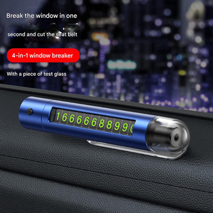 Portable puissant <span class=keywords><strong>Auto</strong></span> d'urgence voiture évasion outil fenêtre verre disjoncteur marteau de sécurité avec coupe-ceinture de sécurité - Product Image 2