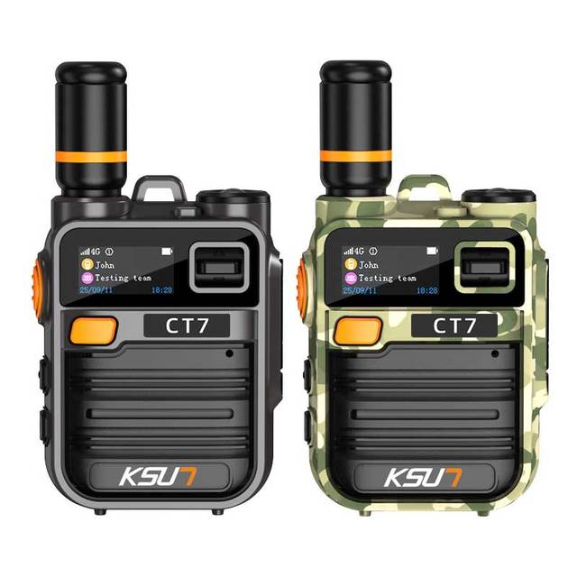 KSUN CT7 4G Walkie-talkie Handheld Walkie Talkie Long Range POC Radio 5000km Network Global PTT Gxinpoc Two Way Radio