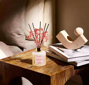 Diffuseur de roseaux à la fleur de cerisier écologique longue durée, parfum naturel pour salon, chambre, salle de bain, parfum floral délicat - Product Image 4