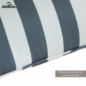 Tùy chỉnh màu xám sọc dày thay thế ghế <span class=keywords><strong>sofa</strong></span> ngoài trời vật liệu không thấm nước đệm - Product Image 4