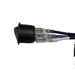 Harnes kabel tugas berat untuk mobil dengan saklar 3 arah-Output tunggal-2-Pin konektor DT dengan tabung kepang - Product Image 3