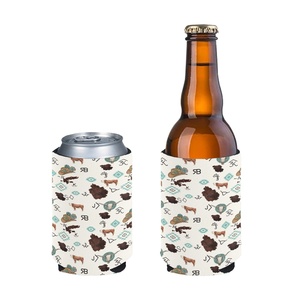 Funda Aislante para Latas de Bebidas Crazy Bison, Personalizada/Al Por Mayor, de Fibra de Poliéster, Elegante, Plegable, Duradera, para Abrir Fácilmente - Product Image 4