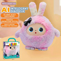 Peluche robot IA multilingue Chat GPT, type ours, 25 cm, dynamique, avec technologie USB, rembourrage en coton PP lavable, pour anniversaire