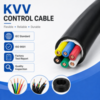 Câble de commande KVV en cuivre isolé PVC 450/750V, rond, IP65, fil électrique
