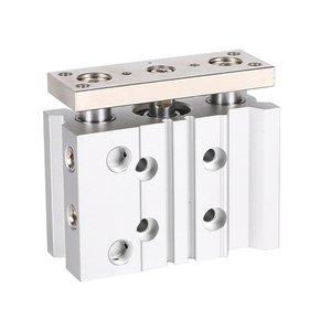 High Quality MGPM Three Shaft /Rod air Double Acting Linear Guide Cylinder - Product Image 4