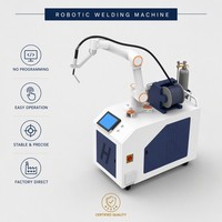 Robot de Soldadura Colaborativo para Talleres de Fabricación de Metales, Cobot de Soldadura Móvil Fácil de Operar con Control de Pantalla Táctil