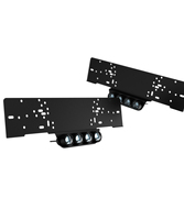 Nouveautés : Phare antibrouillard auxiliaire super lumineux 120W, projecteur LED universel pour plaque d'immatriculation