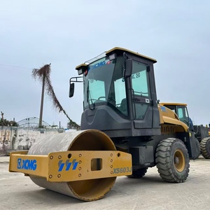 Compacteur à rouleaux vibrants à tambour unique XCMG XS603J de 6 tonnes d'occasion à vendre - Product Image 2