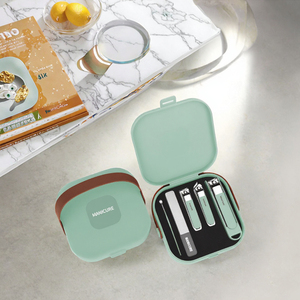 Stainless Steel Manicure Pedicure <b>Nail</b> Clipper <b>Kit</b> Multi in 1 PU Box for Men Women <b>Nail</b> Care - Product Image 2