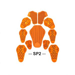 Комплект защитной экипировки для мотоциклистов KUUVI CE, сертифицированный, из мягкого дышащего композитного волокна, профессиональные наколенники и налокотники SP2 - Product Image 1