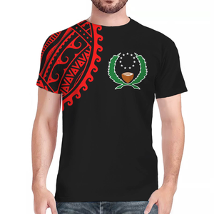 T-shirt à manches courtes et col rond pour hommes, animé, avec logo, <span class=keywords><strong>Reggae</strong></span>, micozsie, pohnpei - Product Image 4