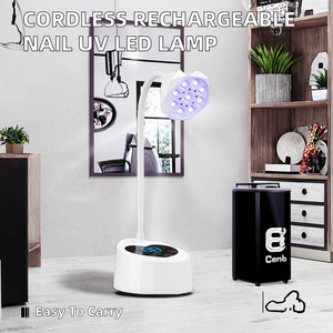 Lampe UV LED sans fil rechargeable portable avec capteur infrarouge, longueur d'onde 405 nm, pour salon de manucure - Product Image 2