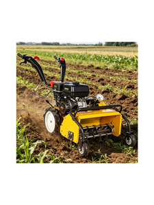 Désherbeuse multifonctionnelle portative essence/diesel pour jardin, avec fonction de déracinement et de motoculture rotative - Product Image 3