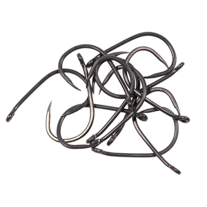 Vente en gros de hameçons pour <span class=keywords><strong>carpe</strong></span> sans barbe en acier à haute teneur en carbone, gris, noir, tige incurvée, poils de <span class=keywords><strong>carpe</strong></span>/<span class=keywords><strong>Chod</strong></span> Zig <span class=keywords><strong>Rig</strong></span> 2-10 tailles, lac/réservoir - Product Image 6