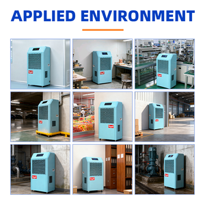 Déshumidificateur industriel et commercial Lingde 158L/D 333 PPD haute performance pour salle de culture, entrepôt, sous-sol, avec grandes roues et certification CE - Product Image 3