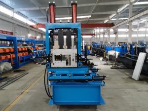 Máquina Perfiladora de Rollos Automática con Control PLC para Perfiles C Z de 4 mm de Espesor, con Motor y Certificación CE - Product Image 1