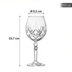 Set di 6 Calici in Cristallo Alkemist Elegant da 53cl per Vino e Champagne, Collezione di Bicchieri da Vino Bianco Scintillanti - Product Image 4