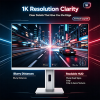 Monitor Gaming IPS de 27 Pulgadas y 144Hz con Logotipo Personalizado, 1K FHD 1920x1080, Pantalla 99% SRGB para Importadores de Electrónica de Consumo y Marcas Tecnológicas