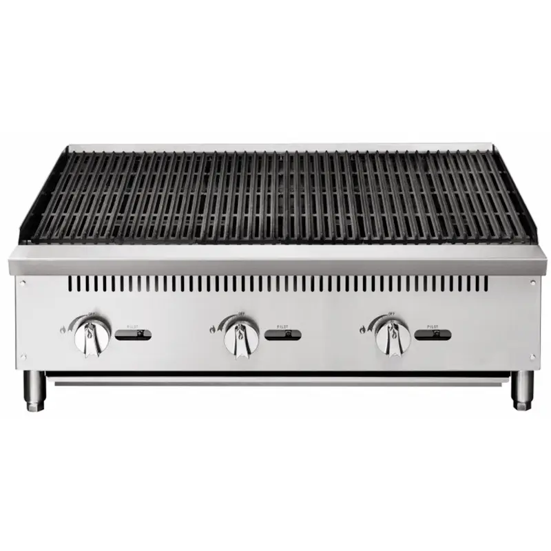Commercial Stainless Steel American Style Gas Charbroiler Grill Barbecue Commercial Charbroil Barbecue Grill Outdoor Charbroiler