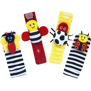 ألعاب جوارب معصم للأطفال الصغار من عمر 3-6 إلى 12 شهرًا