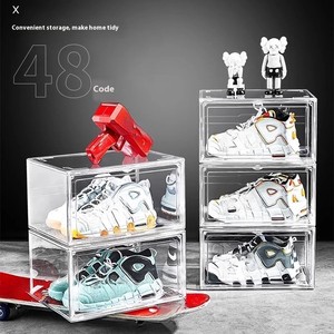 מיכלים סניקרס גברים קופסת נעליים מארגנים קופסאות מגירות פריטים ביתיים ארון אקריליק ארון אקריליק מארגני צעצוע עבור - Product Image 2