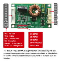 Module d'alimentation pour téléviseur LED LCD universel Creatall CA233 32-60 pouces, inverseur à courant constant, carte de circuit imprimé PCBA