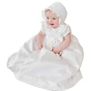 Baby-Mädchen Neugeborenes Kleid Geburtstagskleid Taufkleid Baby-Partykleid Taufkleidung 1 Jahr Kleinkind Kommunionskleid
