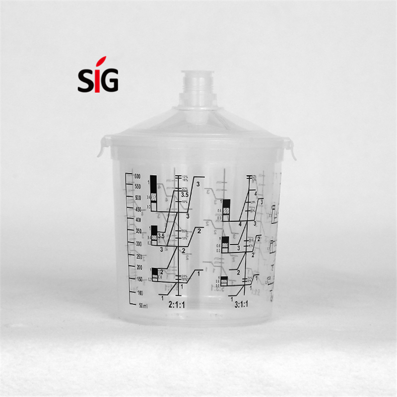 Высококачественный одноразовый пластиковый стакан для Смешивания Краски PPS, 600 мл, 650 мл, цена