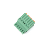 2.5mm Brass Pluggable PCB Connector with Spring Terminal Block