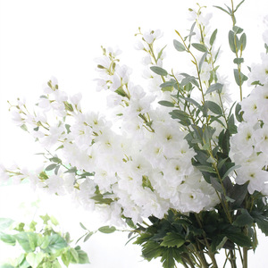 Venta directa de fábrica artificial larkspur flor rama larga de seda de <span class=keywords><strong>delphine</strong></span> casa decoración de acuerdo - Product Image 4
