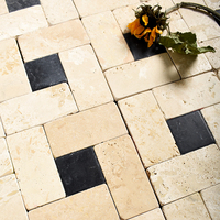 Carreaux de mosaïque en céramique modernes 300x300mm, 10mm d'épaisseur, texture imitation pierre, antidérapants/résistants à l'usure pour murs, sols, hôtels, villas