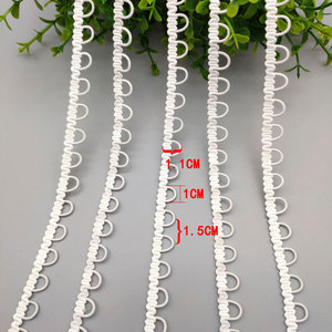 Chất lượng cao Trắng/Đen đàn hồi Bridal nút Loose Loop TRIM cho Dresses - Product Image 2