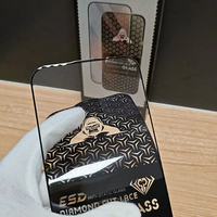 Protection d'écran en verre trempé ESD de haute qualité, découpe diamantée, anti-traces de doigts pour iPhone 17 16 15 14 13 12