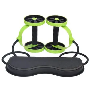 2024 multifuncional Duplo fitness AB roda do rolo Revoflex Xtreme set Ginásio Resistência Abdominal Exercício ABS Trainer