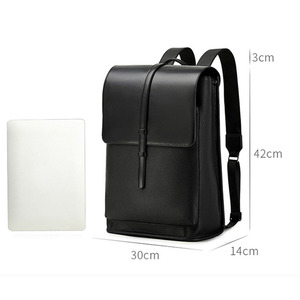 Sac à dos <span class=keywords><strong>en</strong></span> <span class=keywords><strong>cuir</strong></span> de grande capacité pour hommes et femmes, marque personnalisée, <span class=keywords><strong>ordinateur</strong></span> d'affaires décontracté et élégant, pour l'extérieur, moderne et intelligent, pour voyage et <span class=keywords><strong>ordinateur</strong></span> portable - Product Image 6