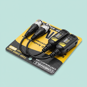 Sistema de Seguridad CCTV AHD/CVI/TVI/CVBS, <span class=keywords><strong>Balun</strong></span> de Video de 8MP, Transmisión de 400m, Accesorios de <span class=keywords><strong>Balun</strong></span> Pasivo BNC y RJ45 - Product Image 1