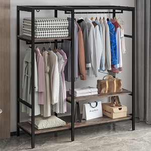 Suoernuo الحديثة المنزلية انزلاق الباب دولاب من القماش تأجير منزل بسيطة و رخيصة خزانة خزانة تخزين الملابس - Product Image 5