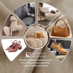 قماش مايكروفايبر سويدي ثقيل الوزن 75D عالي الجودة 100% بوليستر مخصص حسب الطلب مباشرة من المصنع - Product Image 2