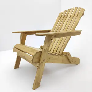 Cadeira externa de madeira do pátio, espreguiçadeira para pátio grande, resistente a desligamento, fácil manutenção, cadeira de jardim de madeira de plástico