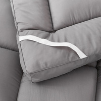 Surmatelas King Size Épaissi Matelassé en Mousse à Mémoire de Forme, Surface de Sommeil Douce avec Fonction Pliante