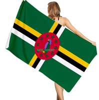 Serviette de plage à séchage rapide avec drapeau Chuuk, pour salle de bain, piscine, camping, voyage, natation, pique-nique, sport, décoration, cadeaux